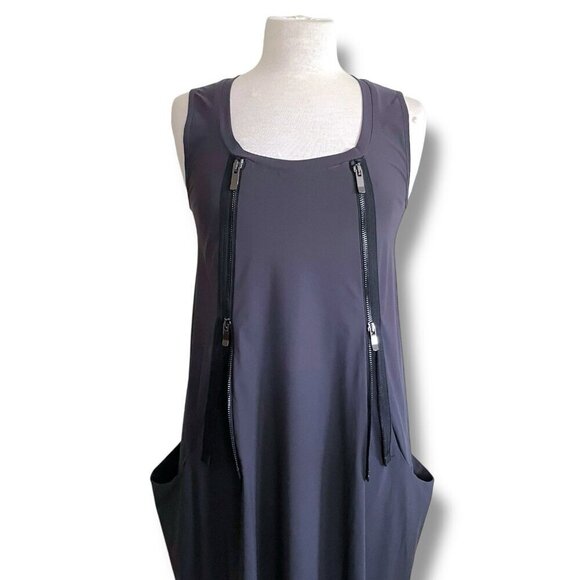 MC Planet by Innate Womens Dress US Sz 8 Gray Lagenlook Minimalist Art To Wear - Picture 2 of 11